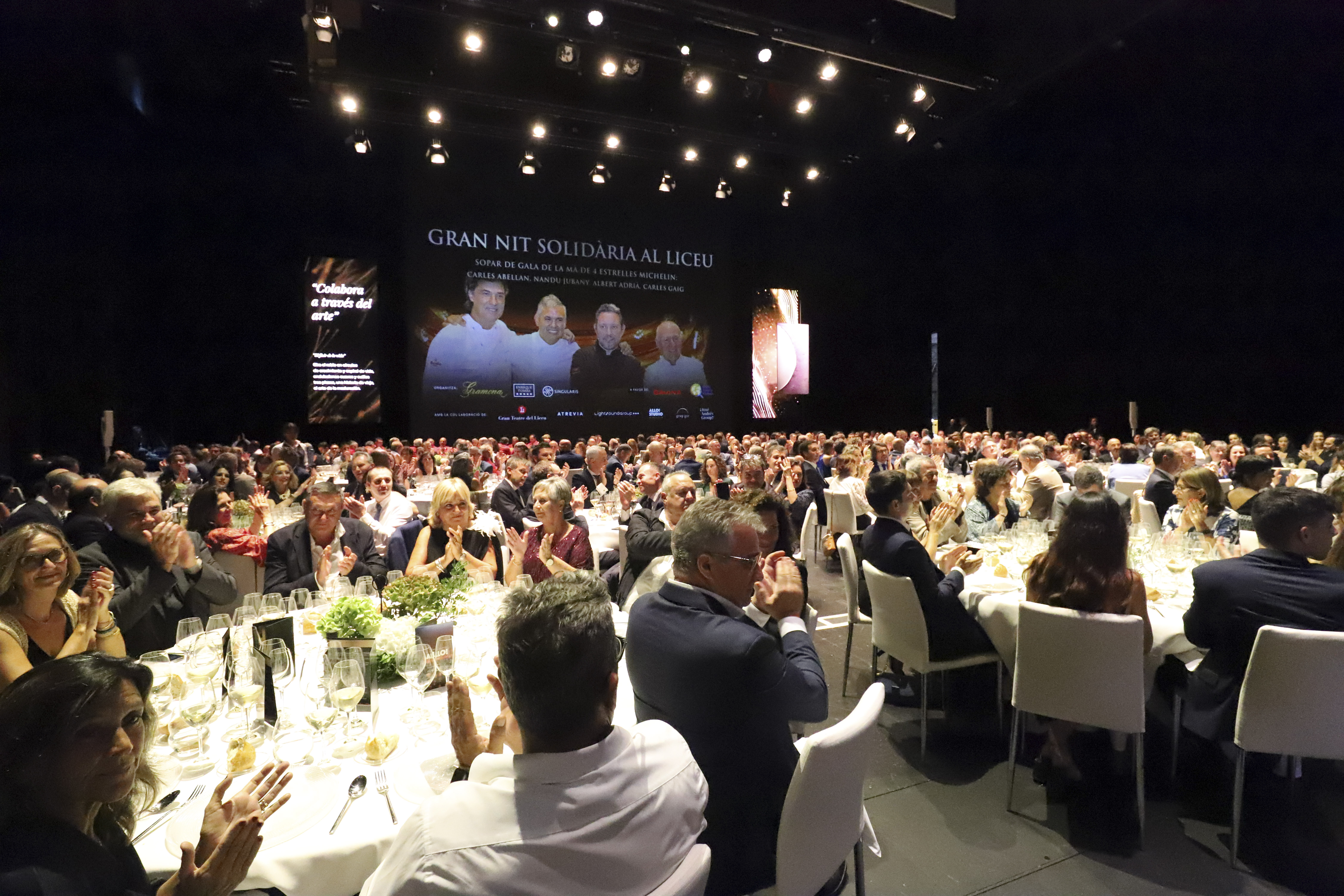 Assistents a la Gran Nit Solidària del Liceu